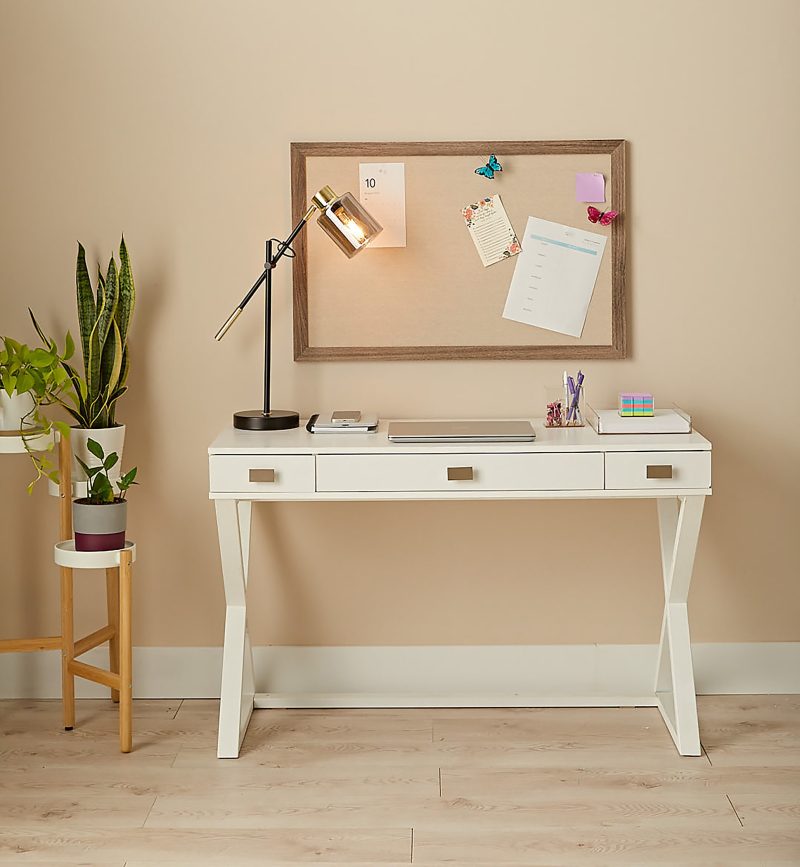 Realspace® Keri 48"W Writing Desk, White - Image 9