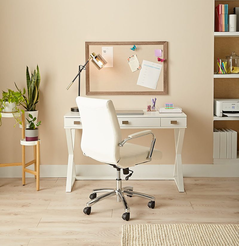 Realspace® Keri 48"W Writing Desk, White - Image 10