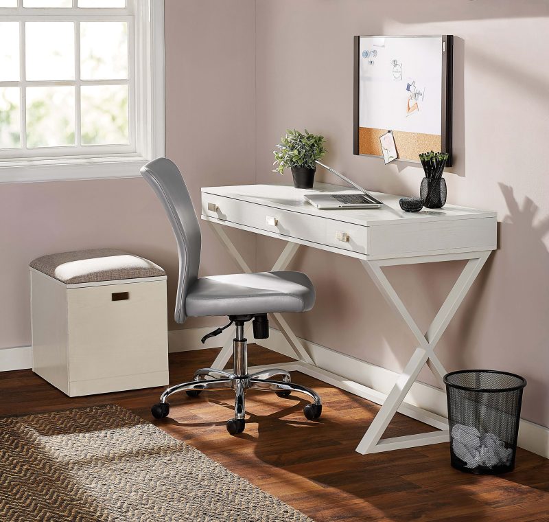 Realspace® Keri 48"W Writing Desk, White - Image 11