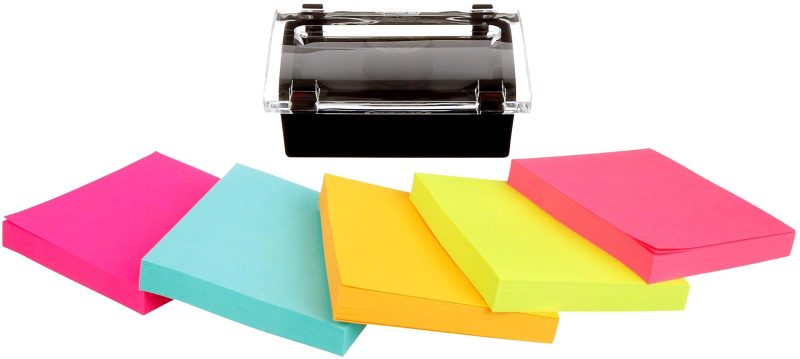 Post-it Super Sticky Pop Up Notes with Black Dispenser, 12 Pads, 3 in x 3 in, 2x the Sticking Power, School Supplies and Office Products, Sticky Notes for Vertical Surfaces, Monitors, Walls and Windows, Assorted Colors - Image 5
