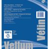 Clearprint Plain Vellum Paper, 8 1/2" x 11", White, Pack Of 50 Sheets