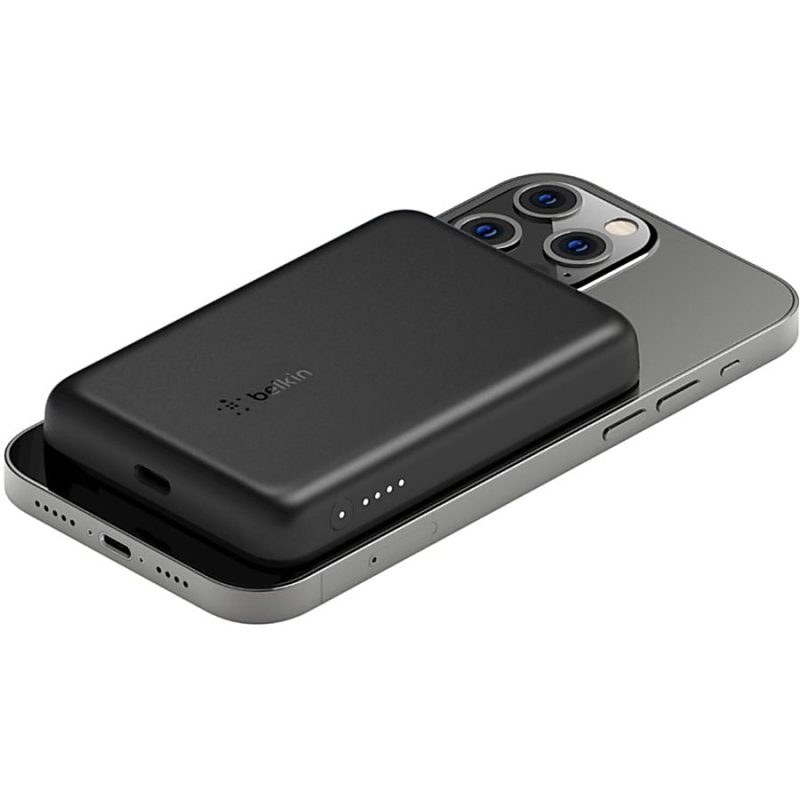 Belkin BoostCharge Magnetic Wireless Power Bank 2.5K - 2500 mAh - Black - Image 5