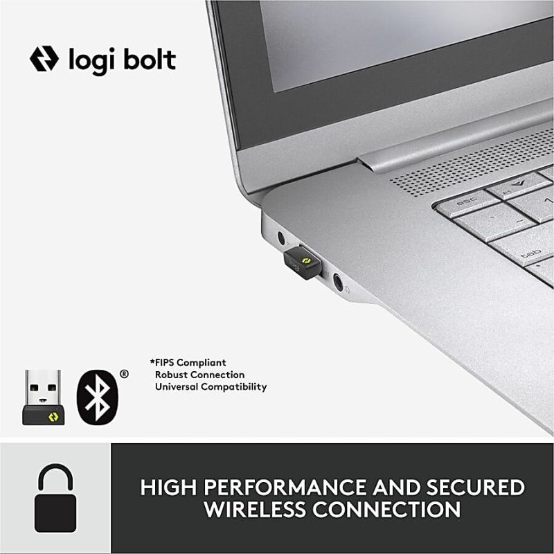 Logitech Signature MK650 Combo For Business Wireless Mouse and Keyboard Combo, Off White - Image 12
