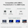 Plugable 13-in-1 USB-C Triple Monitor Laptop Docking Station with 100W Charging, 20W USB-C Charging - 3x HDMI - Compatible with Windows, Mac with USB-C/Thunderbolt (Ethernet, 5x USB, 1x USB-C, SD Card) - Image 6