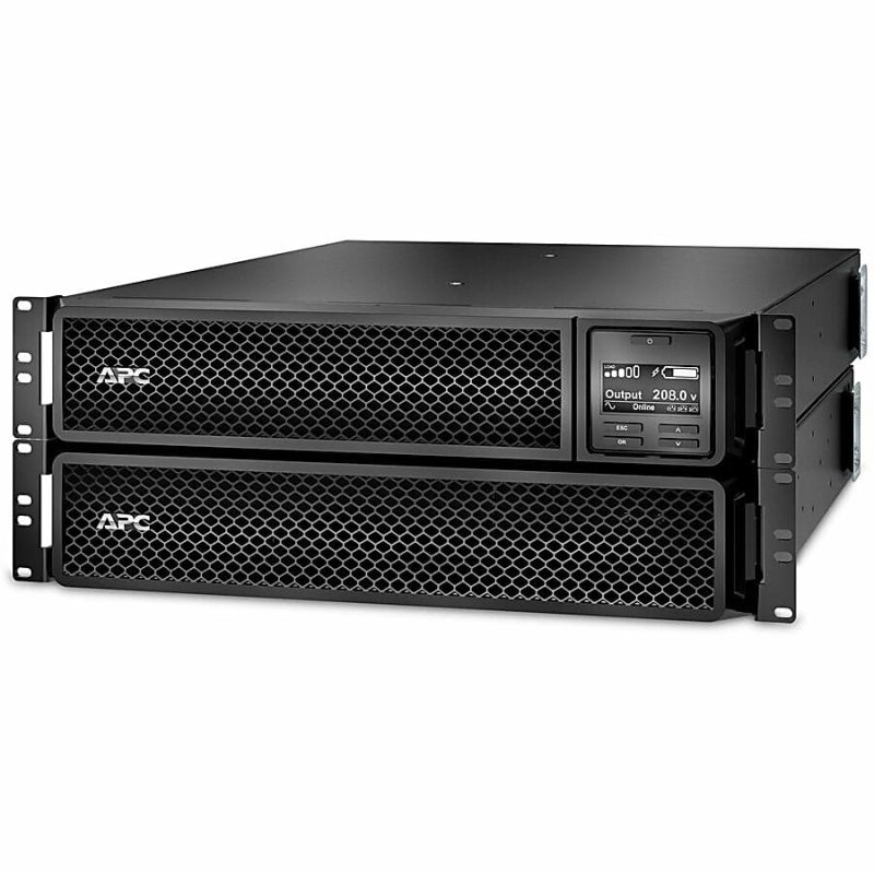 APC Smart-UPS On-Line, 3kVA, Rackmount 2U, 208V, 2x L6-20R+1x L6-30R NEMA outlets, SmartSlot, Extended runtime, W/ rail kit - 2U Rack-mountable - 3 Hour Recharge - 4 Minute Stand-by - 208 V Input - 208 V AC Output - Sine Wave - Image 4