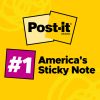 Post-it Notes, 12 Pads, 3 in x 3 in, Clean Removal, School Supplies and Office Products, Sticky Notes for Vertical Surfaces, Monitors, Walls and Windows, Canary Yellow, Lined - Image 3