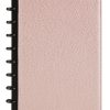 TUL® Discbound Notebook With Pebbled Leather Cover, Junior Size, Narrow Ruled, 60 Sheets, Rose Gold