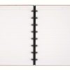 TUL® Discbound Notebook With Pebbled Leather Cover, Junior Size, Narrow Ruled, 60 Sheets, Rose Gold - Image 2
