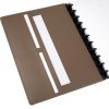 TUL® Discbound Notebook With Pebbled Leather Cover, Junior Size, Narrow Ruled, 60 Sheets, Rose Gold - Image 3