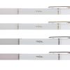 TUL® GL Series Retractable Gel Pens, Medium Point, 0.7 mm, Pearl White Barrel, Blue Ink, Pack Of 12 Pens - Image 2