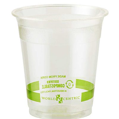 World Centric® PLA Cold Cups, 7 Oz, Clear, Pack Of 2,000 Cups