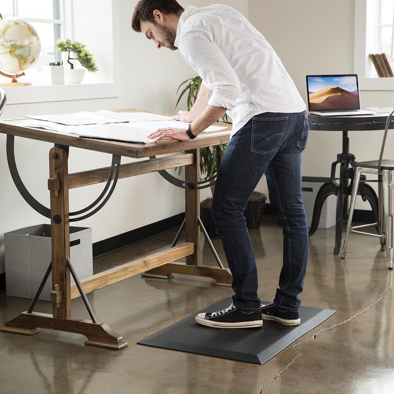 Deflecto Anti-Fatigue Floor Mat, 24"x 18", Black - Image 5