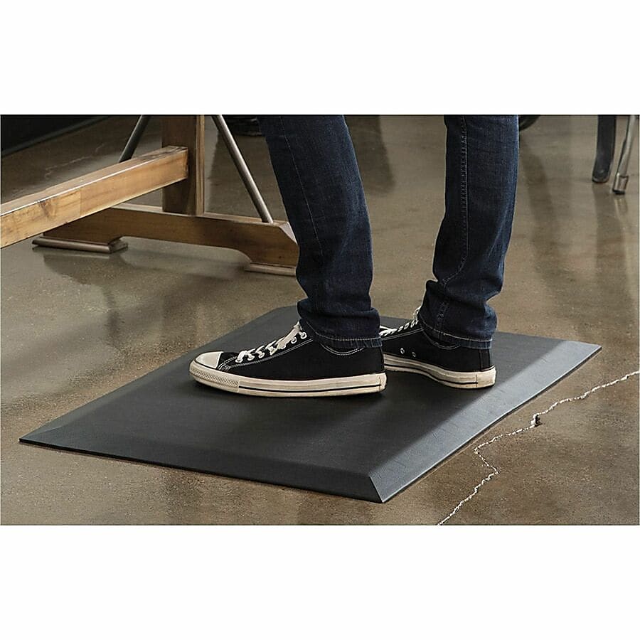 Deflecto Anti-Fatigue Floor Mat, 24"x 18", Black - Image 6