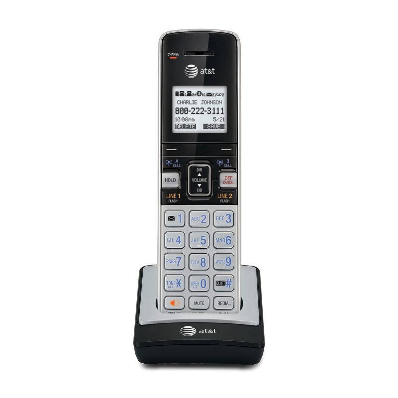 AT&T TL86003 DECT 6.0 Expansion Cordless Handset For AT&T TL86103 Expandable Phone System