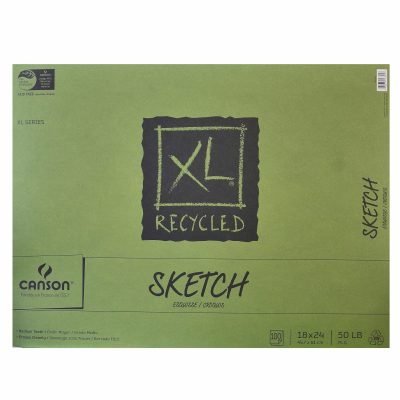 Canson XL Sketch Pads, Fold-Over, 18" x 24", 100 Sheets