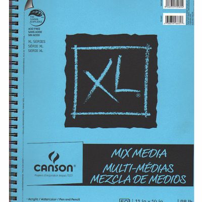 Canson XL Mix Media Pads, 11" x 14", 60 Sheets, Pack Of 2
