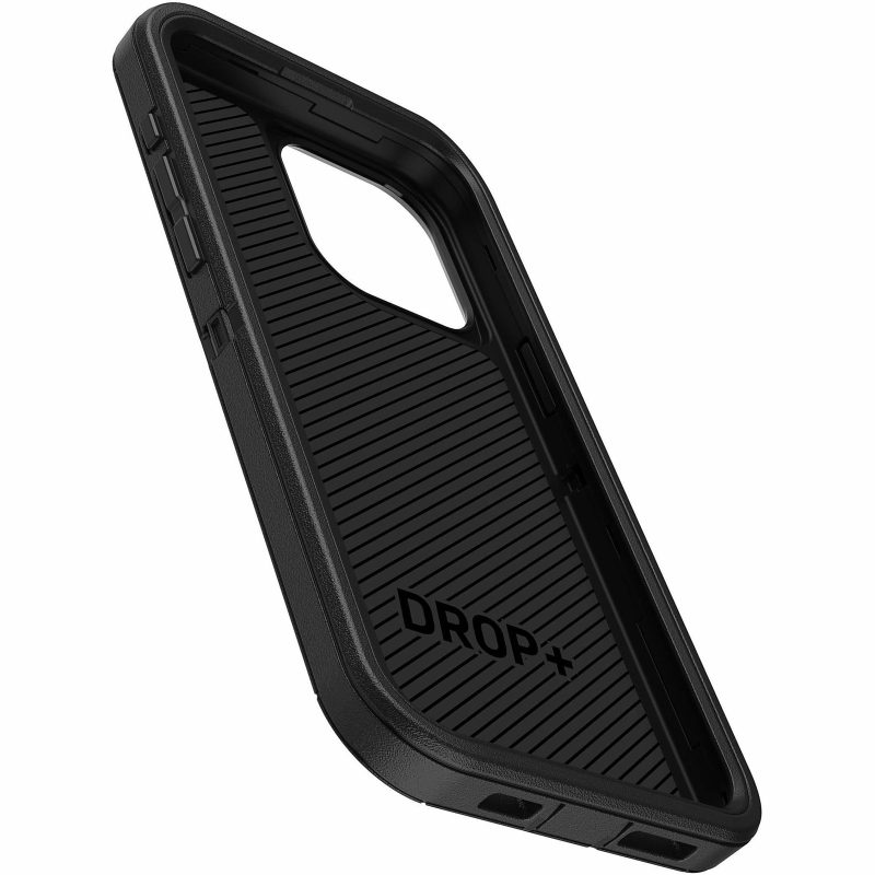 OtterBox Defender Carrying Case (Holster) Apple iPhone 15 Pro Max Smartphone - Black - Drop Resistant, Scrape Resistant, Dirt Resistant, Bump Resistant, Impact Absorbing, Dust Resistant - Polycarbonate, Synthetic Rubber Body - Holster - Image 3