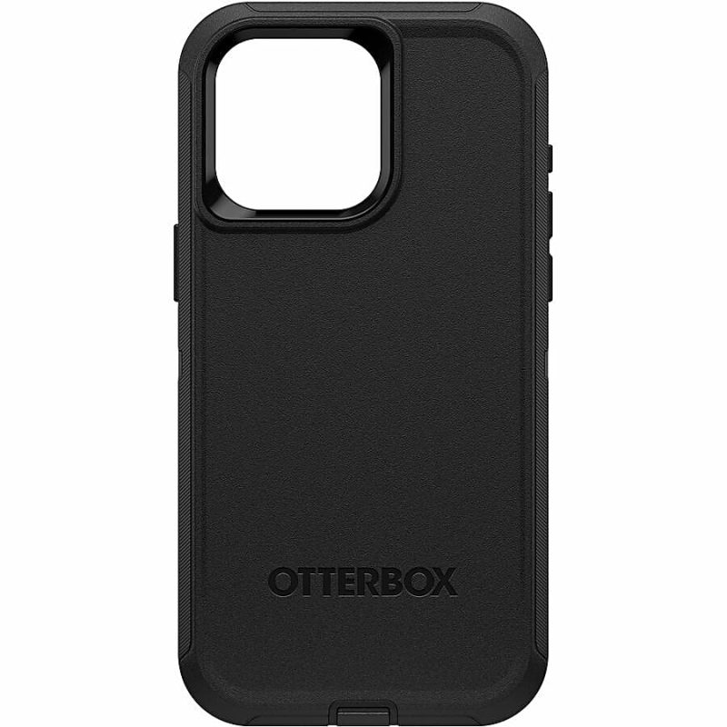 OtterBox Defender Carrying Case (Holster) Apple iPhone 15 Pro Max Smartphone - Black - Drop Resistant, Scrape Resistant, Dirt Resistant, Bump Resistant, Impact Absorbing, Dust Resistant - Polycarbonate, Synthetic Rubber Body - Holster - Image 5
