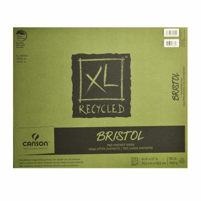 Canson® XL Bristol Pad, 14" x 17", 30% Recycled, Pad Of 25 Sheets