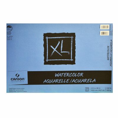 Canson XL Watercolor Pads, 12" x 18", 30 Sheets Per Pad, Pack Of 2 Pads