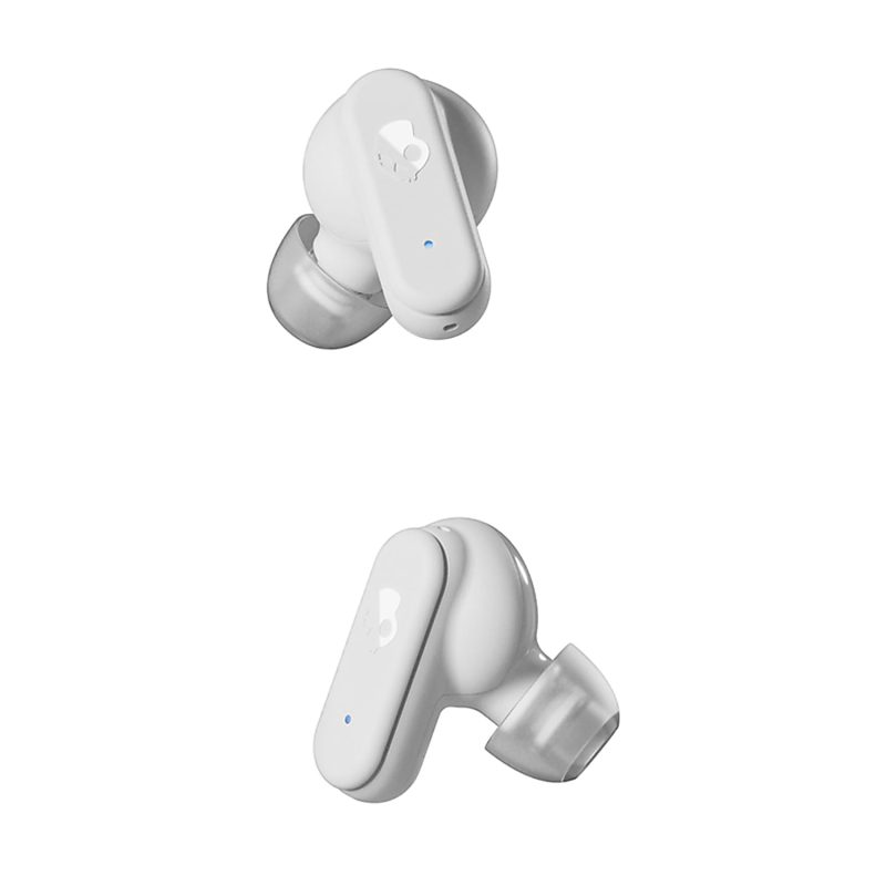 Skullcandy Dime 3 True Wireless Bluetooth® Earbuds With Microphone And Charging Case, Bone/Orange Glow, S2DCW-R951 - Image 3