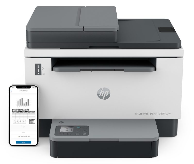 HP LaserJet Tank MFP 2604sdw Wireless Laser All-in-One Monochrome Printer - Image 2