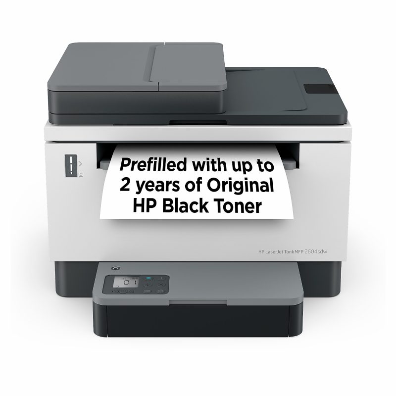 HP LaserJet Tank MFP 2604sdw Wireless Laser All-in-One Monochrome Printer - Image 9