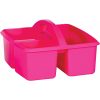 Teacher Created Resources Plastic Storage Caddies, Medium Size, Pink, Pack Of 6 Caddies - Image 2