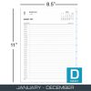 2025 TUL® Discbound Daily Planner Refill Pages, Letter Size, Fashion, January To December - Image 2