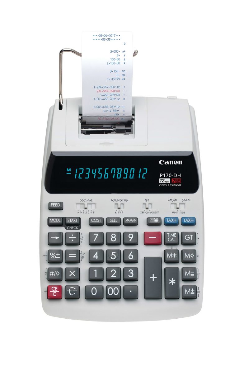 Canon P170-DH-3 Printing Calculator - Image 2