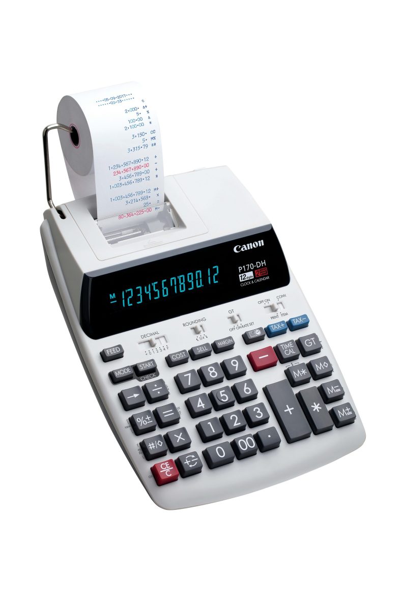 Canon P170-DH-3 Printing Calculator - Image 3
