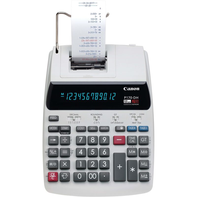 Canon P170-DH-3 Printing Calculator - Image 4