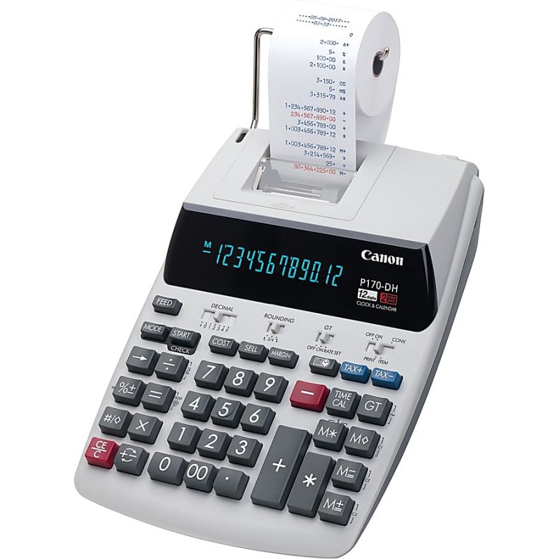 Canon P170-DH-3 Printing Calculator - Image 5