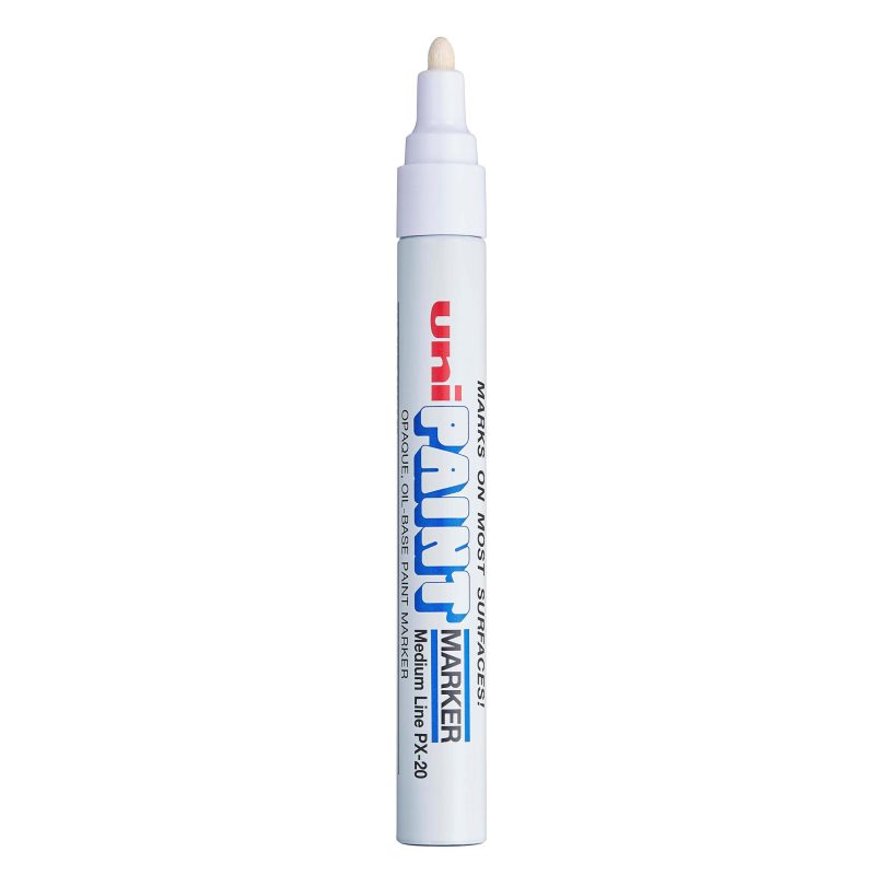 Uni-Paint® Markers, Medium Point, White, Pack Of 12 - Image 4