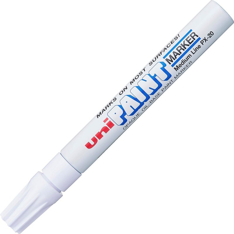 Uni-Paint® Markers, Medium Point, White, Pack Of 12 - Image 9