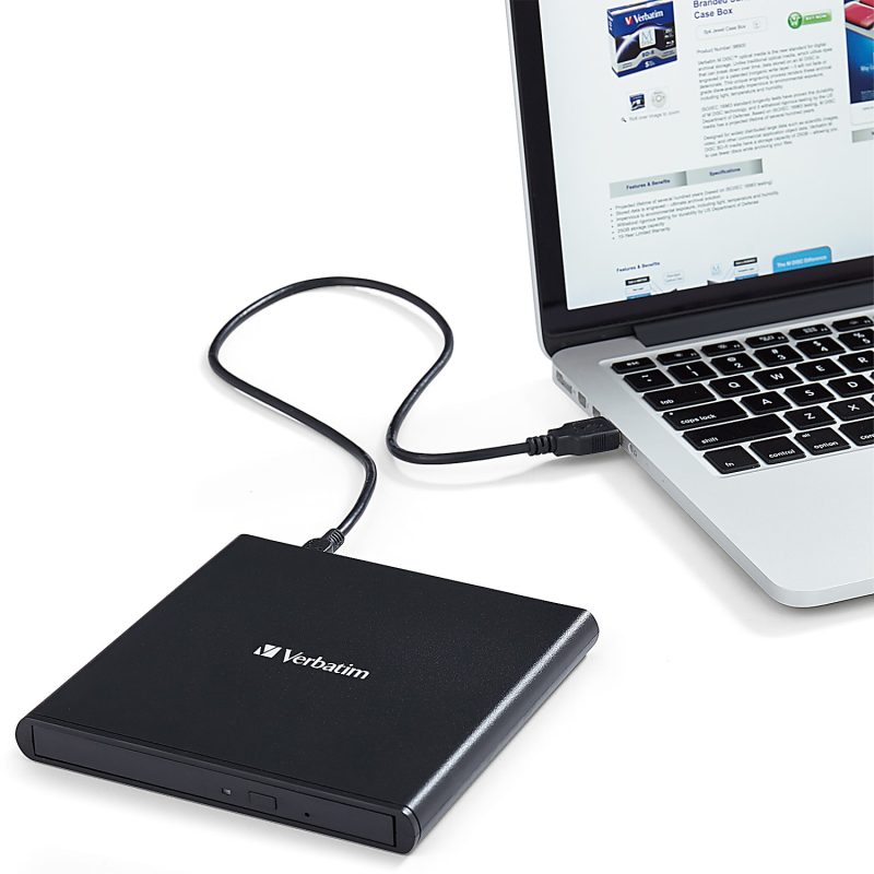 Verbatim® External Slimline CD And DVD Writer - Image 3