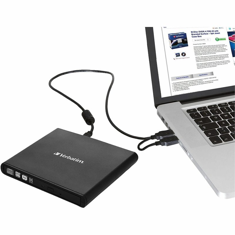 Verbatim® External Slimline CD And DVD Writer - Image 5