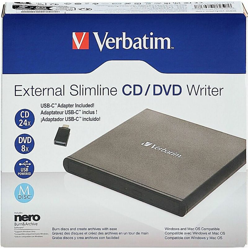 Verbatim® External Slimline CD And DVD Writer - Image 8