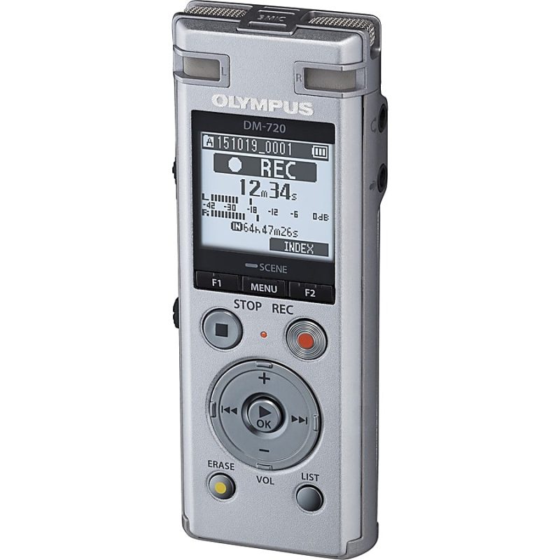 Olympus® DM-720 4GB Digital Voice Recorder, Silver - Image 4