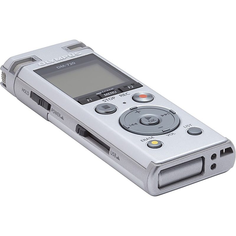Olympus® DM-720 4GB Digital Voice Recorder, Silver - Image 7