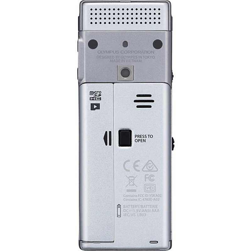 Olympus® DM-720 4GB Digital Voice Recorder, Silver - Image 9