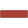 GelPro Designer Comfort Polyurethane Anti-Fatigue Mat For Hard Floors, 20” x 72”, Trellis Red