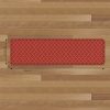 GelPro Designer Comfort Polyurethane Anti-Fatigue Mat For Hard Floors, 20” x 72”, Trellis Red - Image 3