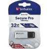 Verbatim Store 'n' Go Secure Pro 32GB USB 3.0 Flash Drive, Silver - Image 3