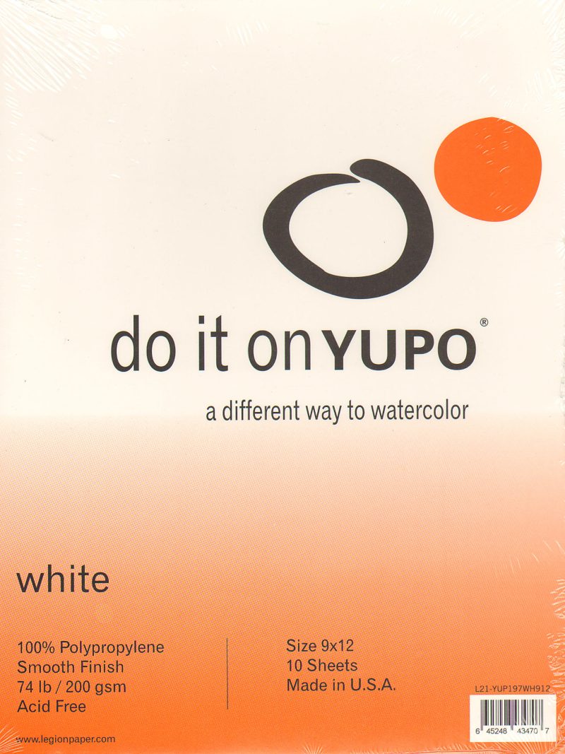 Yupo Watercolor Pads, 9" x 12", 10 Sheets, Pack Of 2