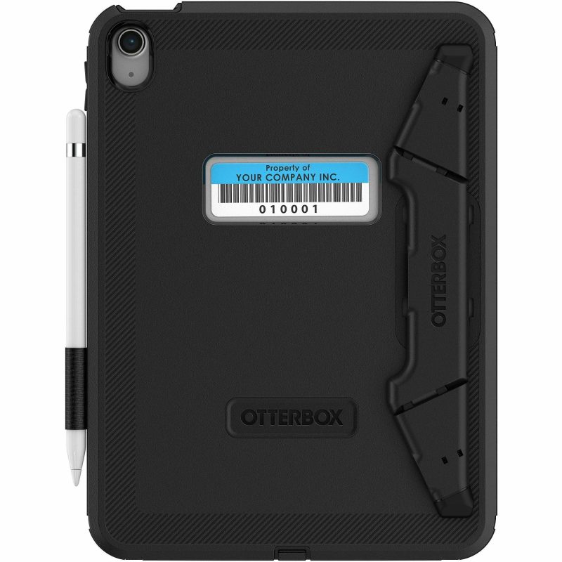 OtterBox Defender Rugged Carrying Case (Folio) Apple iPad (10th Generation) Tablet, Stylus, Pencil - Black - Drop Resistant, Scrape Resistant, Dust Resistant Port, Dirt Resistant Port - 10.2" Height x 7.7" Width x 0.7" Depth - 1 Unit - Image 2