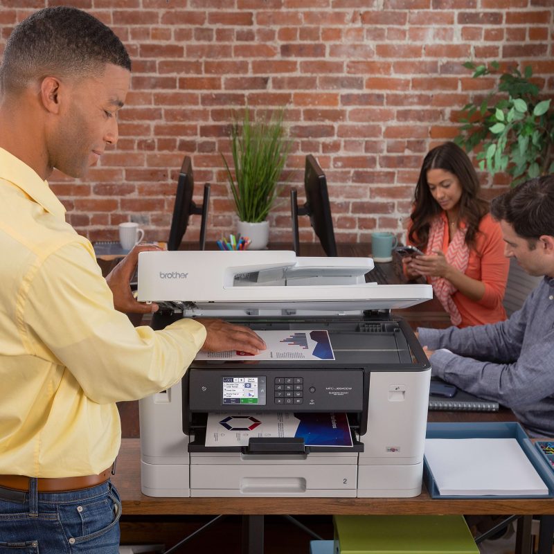Brother MFC-J6940DW Wireless Color Inkjet All-in-One Printer with Print, Copy, Scan, Fax up to 11”x17” (Ledger) - Image 5
