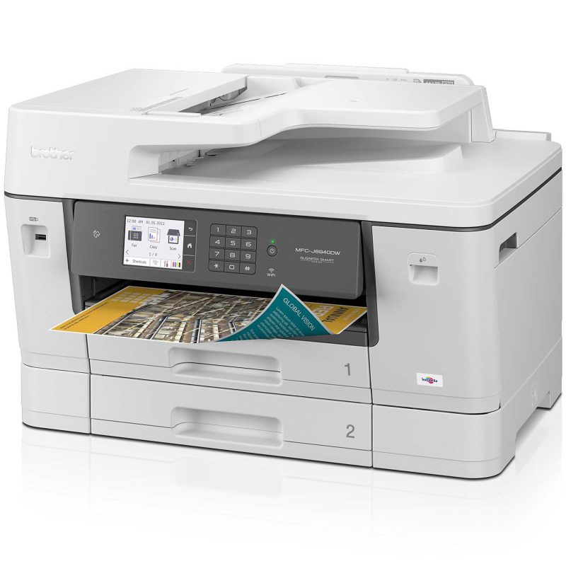 Brother MFC-J6940DW Wireless Color Inkjet All-in-One Printer with Print, Copy, Scan, Fax up to 11”x17” (Ledger) - Image 7