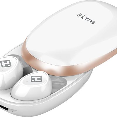 iHome TCH AX-38 Slider True Wireless Bluetooth® In-Ear Earbuds, Rose Gold