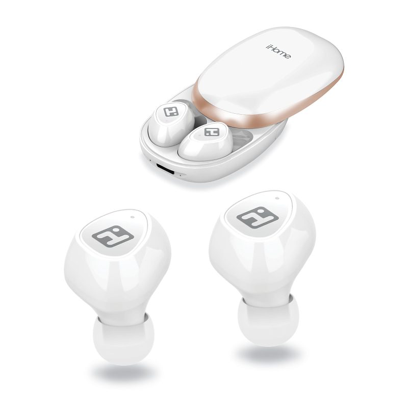 iHome TCH AX-38 Slider True Wireless Bluetooth® In-Ear Earbuds, Rose Gold - Image 2